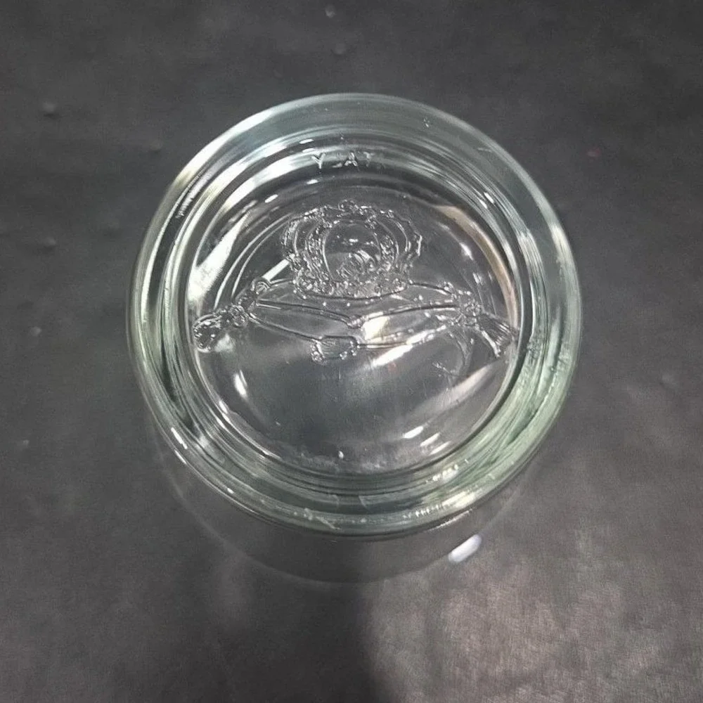 Crown Royal Tapered Whiskey Glasses, Set of 2, Embossed‎ Logo, Italian Barware